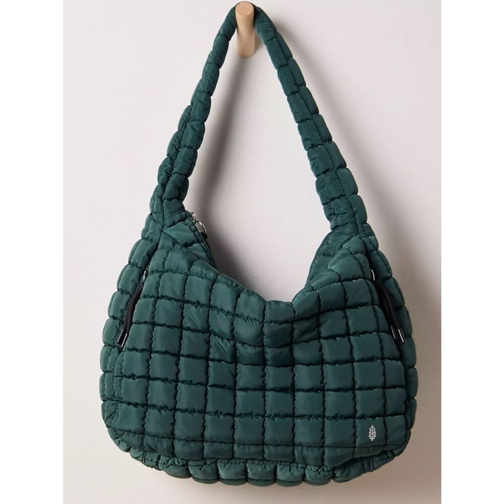 New Free People Quilted Carryall Bag One Size